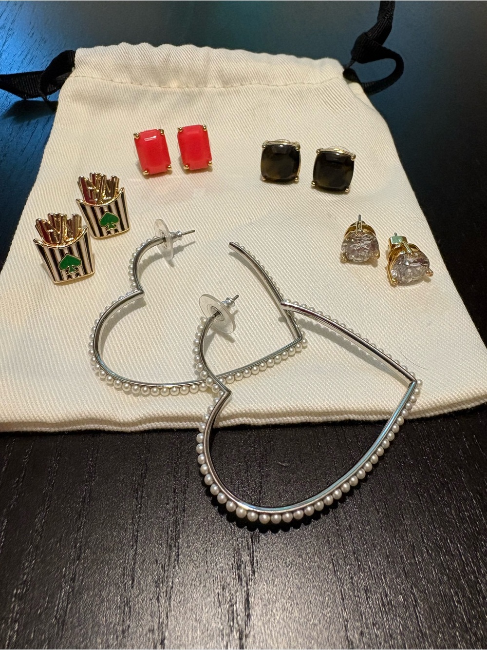 kate spade jewelry. 2 necklaces, 3 bracelets, and 5 pairs of earrings! Some new! - Picture 4 of 6